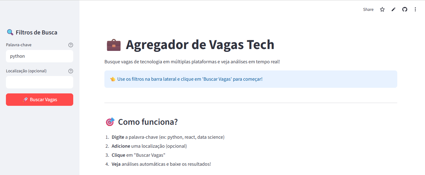 Vagas-Tech App